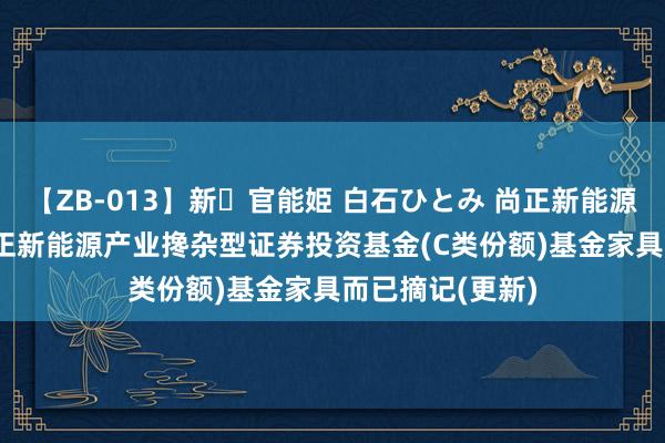 【ZB-013】新・官能姫 白石ひとみ 尚正新能源产业搀杂C: 尚正新能源产业搀杂型证券投资基金(C类份额)基金家具而已摘记(更新)