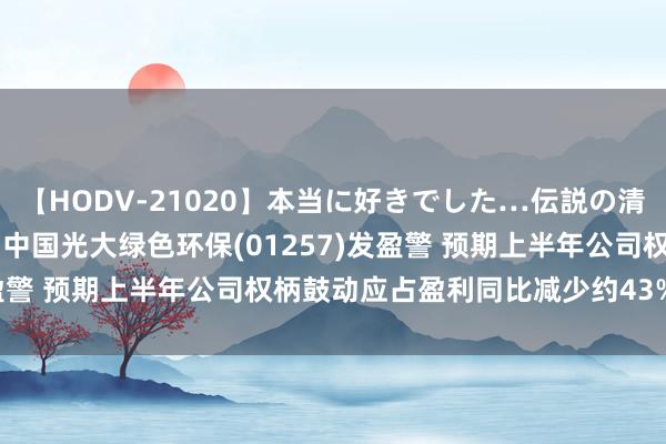 【HODV-21020】本当に好きでした…伝説の清純派AV女優 3人2時間 中国光大绿色环保(01257)发盈警 预期上半年公司权柄鼓动应占盈利同比减少约43%至47%